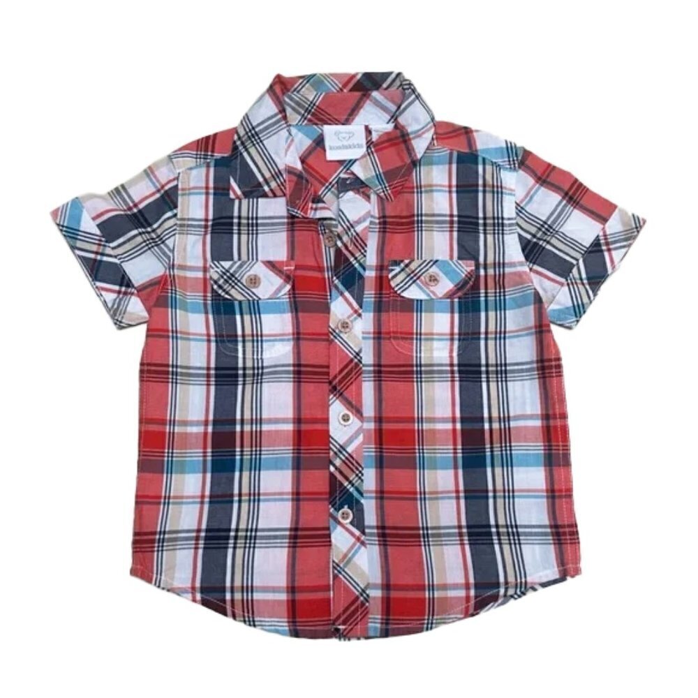 ❤️ KOALAKIDS PLAID SHIRT size 2T